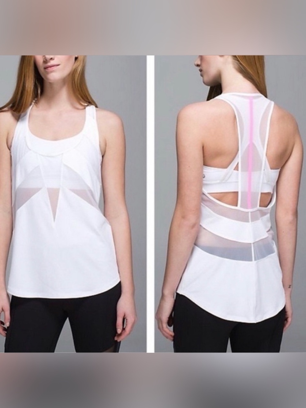 Lululemon If you’re lucky tank Sz 8